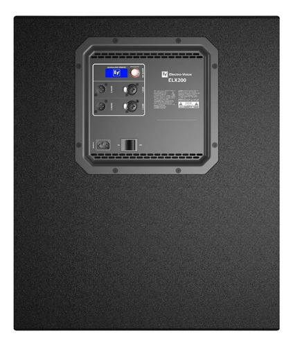 Imagen 3 de 4 de Parlante Electro-Voice ELX200-18SP portátil con bluetooth negra 100V/240V