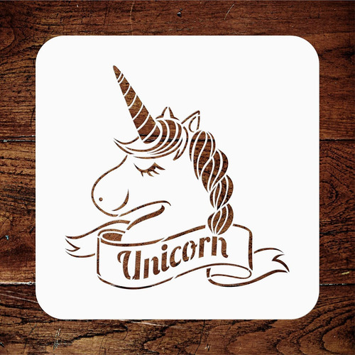Plantilla De Unicornio, 8.5 X 8.5 Pulgadas L Plantilla...