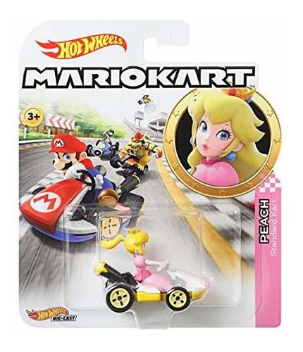 Hot Wheels Gbg28 Mario Kart 164 Diecast Melocotón Standard