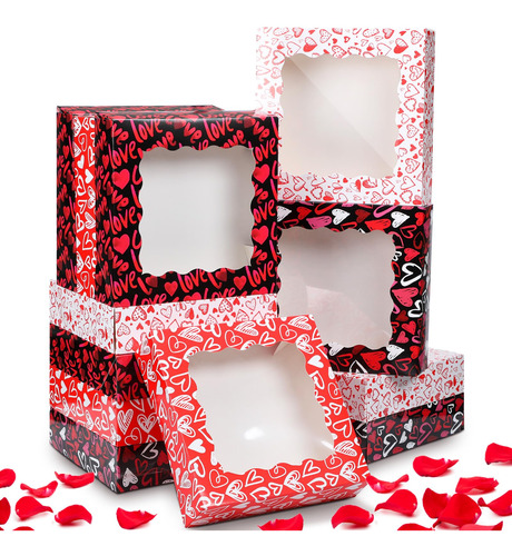 12 Cajas De Galletas Para El Dia De San Valentin, Caja De Pa
