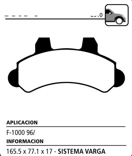 Juego Pastillas De Freno Delanteras Litton F-1000 4x4 Turbo