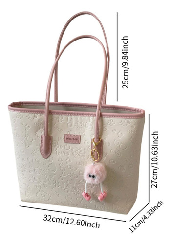 Bolso De Mano Para Mujer, Moderno Maletín Con Llavero Con