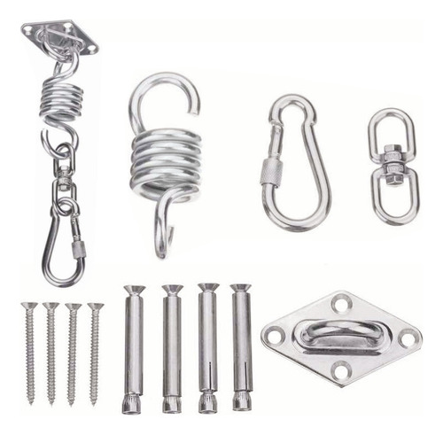 Kit De Gancho Giratório Para Balanço E Rede