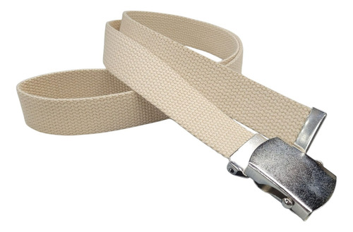 Cinto Marinero De Soga Niquel 3cm Lazos Cinturones Ig Beige 110 (120cm)