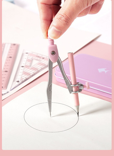 Kit De Herramientas Rosa Para Estudiantes De Matemáticas
