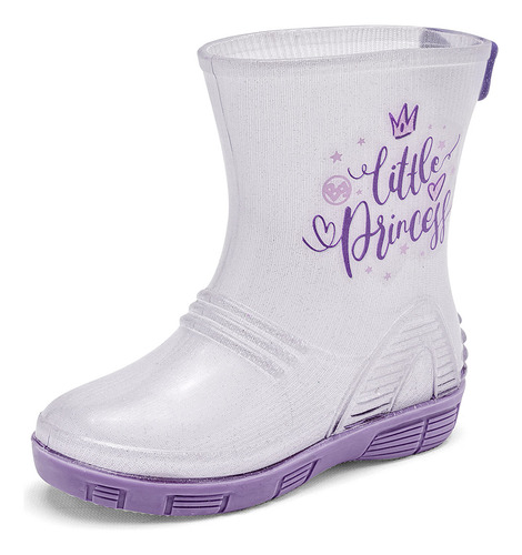 Bota De Lluvia Bubble Gummers Tifanny I Blanco Cristal