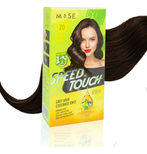 Speed Touch Tinte Para El Cabello Marron Y Negro De 1 Minuto