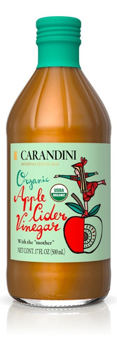 Vinagre De Manzana Orgánico Con Madre 500 Ml - Carandini