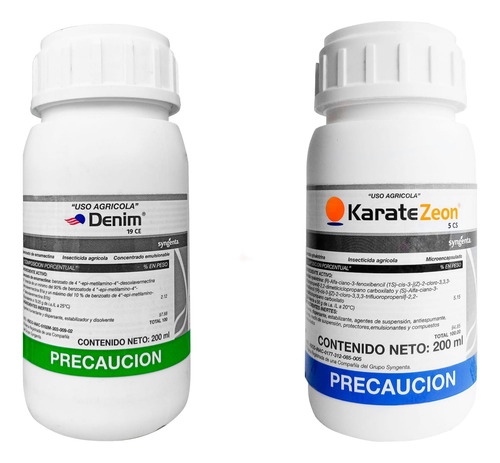 Denim 200ml + Karate Zeon 200ml Para Gusanos Syngenta