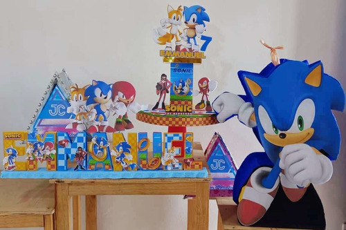 Piñatas Cotillones Selfie Chupetera Nombres Sonic 