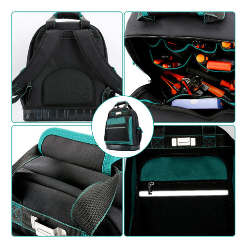 Mochila Para Ferramentas Com Fundo De Plástico Reforçado
