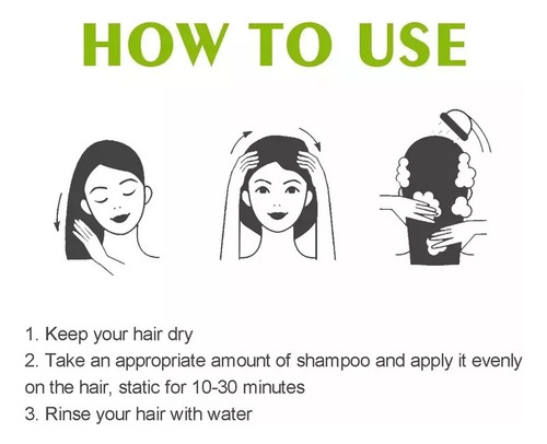 Para Champú Nova Hair Dye, Champú Instant Dye