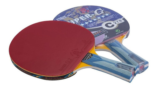 Imagen 2 de 4 de Paleta Ping Pong Tenis De Mesa Giant Dragon 7* Super-g