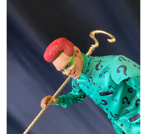 Charada Riddler Neca 1/4 45cm Custom (leia Todo O Anúncio) (Recondicionado)
