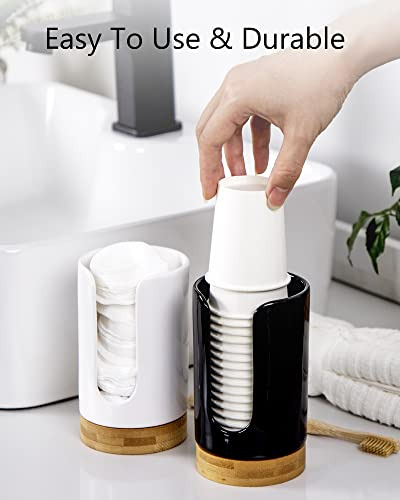 Dosificador De Vasos De Baño De Cerámica De 5 Onzas (2da Ge