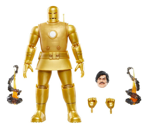 Figura Acción Marvel Comics Iron Man (model 01 - Gold) Mark1