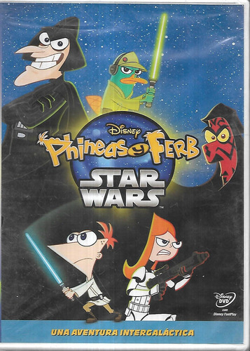 Phineas Y Ferb Star Wars Una Aventura Galactica Disney Dvd
