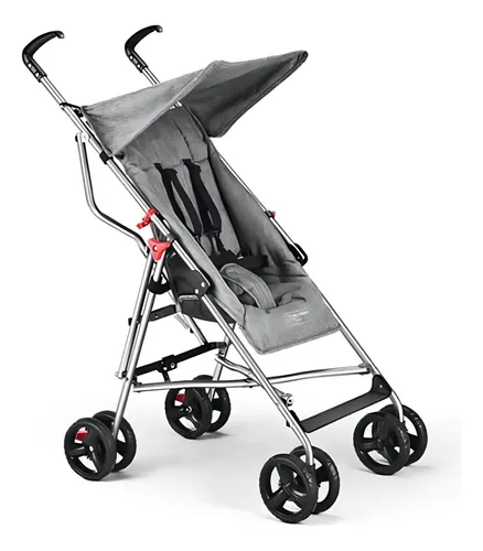 Carrinho De Bebê Guarda chuva Pocket Cinza Multikids Baby