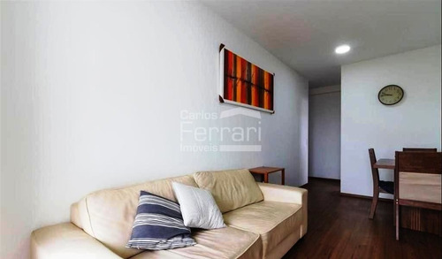 Imagem 4 de 15 de Apartamento Com 02 Dormitórios, Sendo 01 Suíte E 02 Vagas De Garagem, Sacada - Cf33033