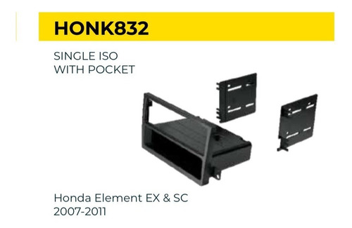 Frente Para Estereo 1 Din Honda Element Ex / Sc 2007-11