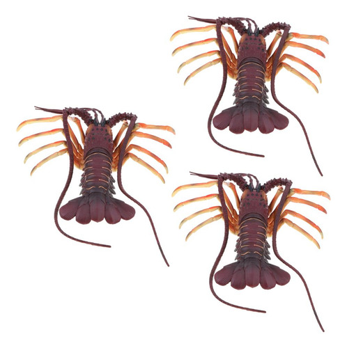 3 Piezas De Pvc Realista Modelo De Animales Marinos