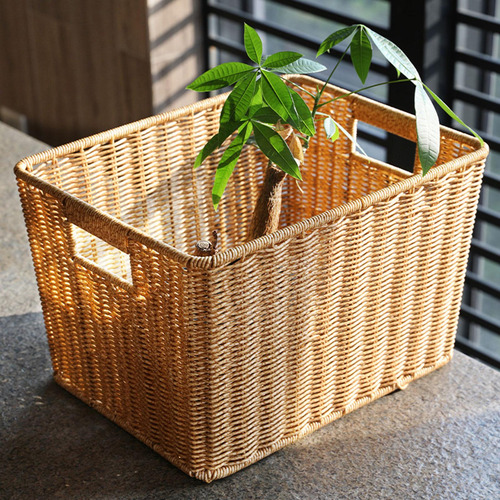 Cesta De Almacenamiento De Escritorio 38cmx30cmx24cm