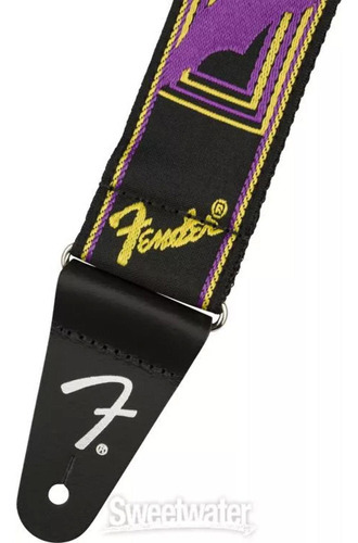 Thaly Fender Monogrammed Neon Strap Purpura/yelow