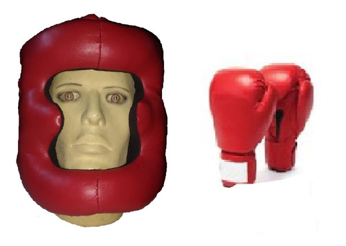 Protector Facial De Boxeo+guantes De Boxeo D Regalo Nuevos