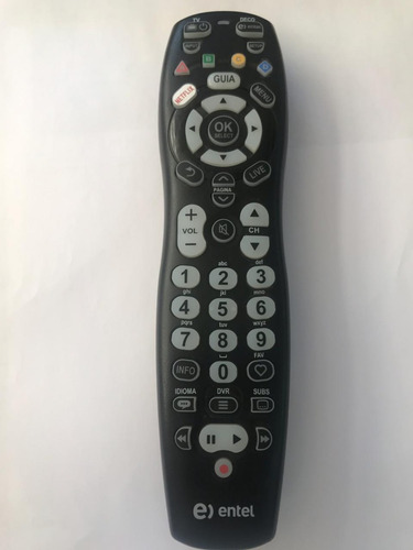Control Remoto Deco Entel Ojo Con Boton Netflix