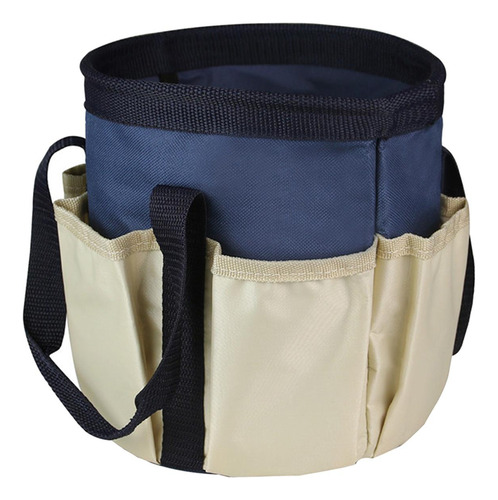 Bolsa De Herramientas De Jardín Durable Con Bolsillos Azul