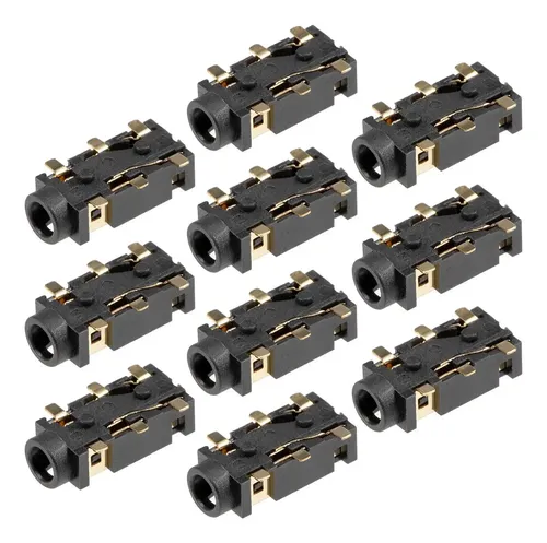 Connettore Cuffia PCB 2.5mm 3 Pin PJ210 Nero - Lotto Da 20 Pezzi - Uxcell