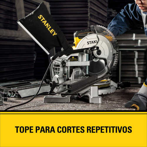 Sierra De Inglete 1650w +disco Corte Aluminio Stanley Sm16b3