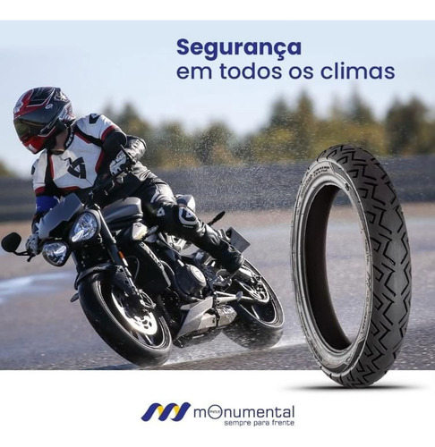 Par Pneu 60/100-17 + 80/100-14 Biz Pop Monumental