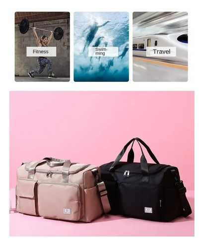 P Maleta Deportiva Bolsa Gym Viaje Mochila Fitness Ligero W