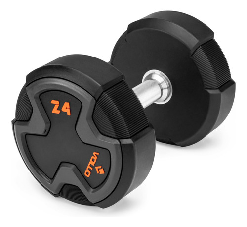 Halter Dumbbell Peso 24kg Hexagonal Treino Academia Vollo