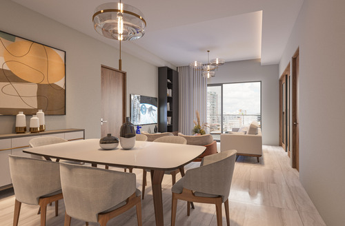 En Los Cacicazgos Proyecto De Apartamentos De 2 Y 3 Habitaciones.