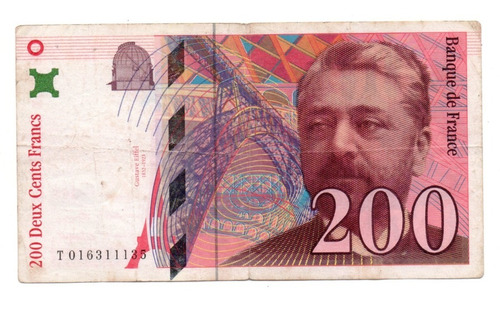 Francia Billete 200 Francos Año 1996 P#159a
