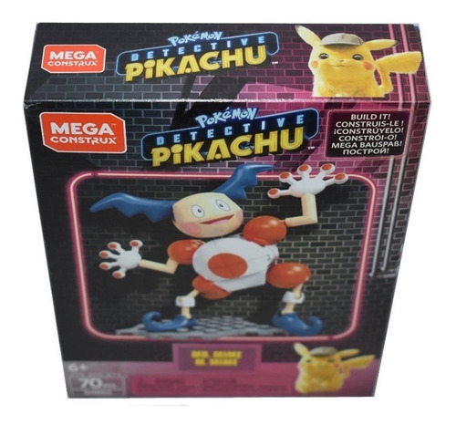 Mega Construx Detective Pikachu Pokemon Mr Mime