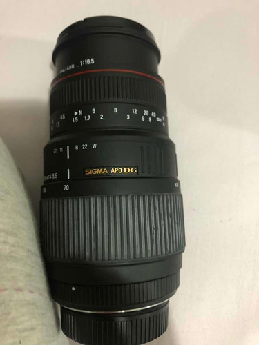 Lente Sigma Apo De 70-300mm Acompanha Case