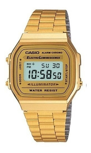 Reloj Mujer Casio A168wg-9w Retro Digital / Reivi