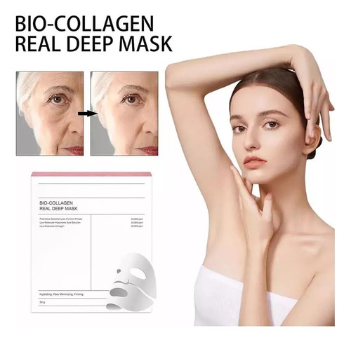 Mascarilla Profunda De Colágeno Biodance, 12 Unidades, Hidra