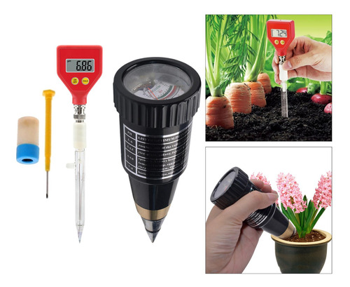Mini Medidor De Ph, Medidor De Humedad Del Suelo,