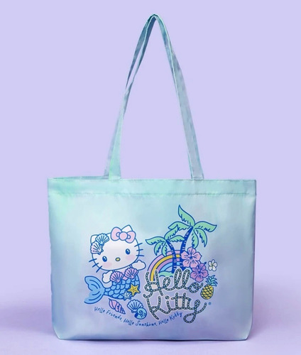 Bolsa Hello Kitty Shein Usa De Lona