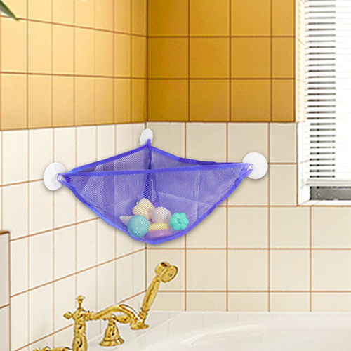 Soporte De Malla Para Juguetes De Baño, Cesta Para Azul