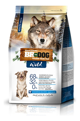 Br For Dog Wild Adulto | Alimento Perro X 4 Kg