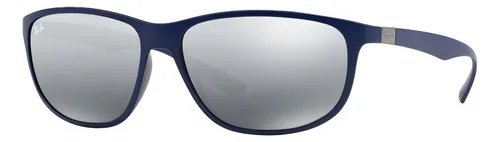 Lente Sol Ray Ban Liviano Azul Mate - Óptica Ariel Color Blue Lente Grey Varilla Matte Blue Armazón Matte Blue