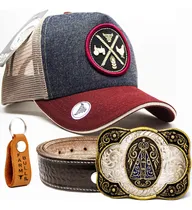Comprar Kit Bone Country Farm Cowboy Fivela Country Ns Aparecida