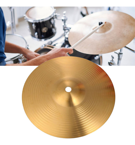 . Jazz Drum Crash Cymbal, Prato De 16 Polegadas