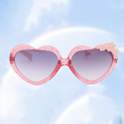3 Gafas De Forma De Corazón Para Niños, Accesorios De Rosa