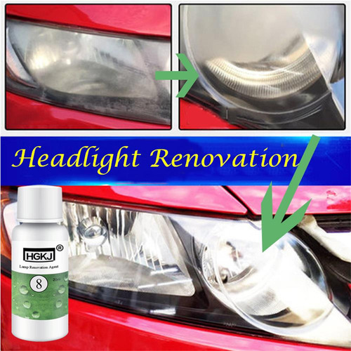 Kit De Restauración De Lentes De Coche Y Hgkj820ml Para Faro